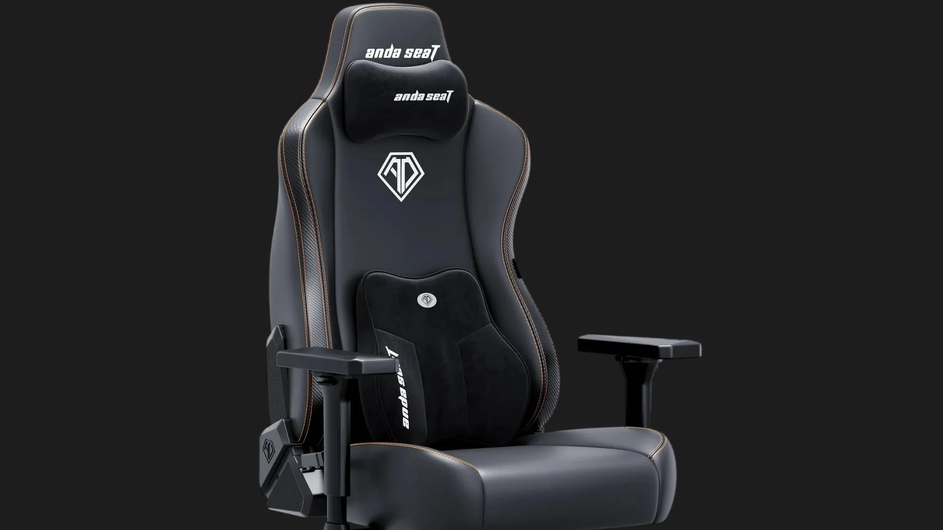 Кресло для геймеров Anda Seat Kaiser 3E Size XL PVC (Black) (UA)