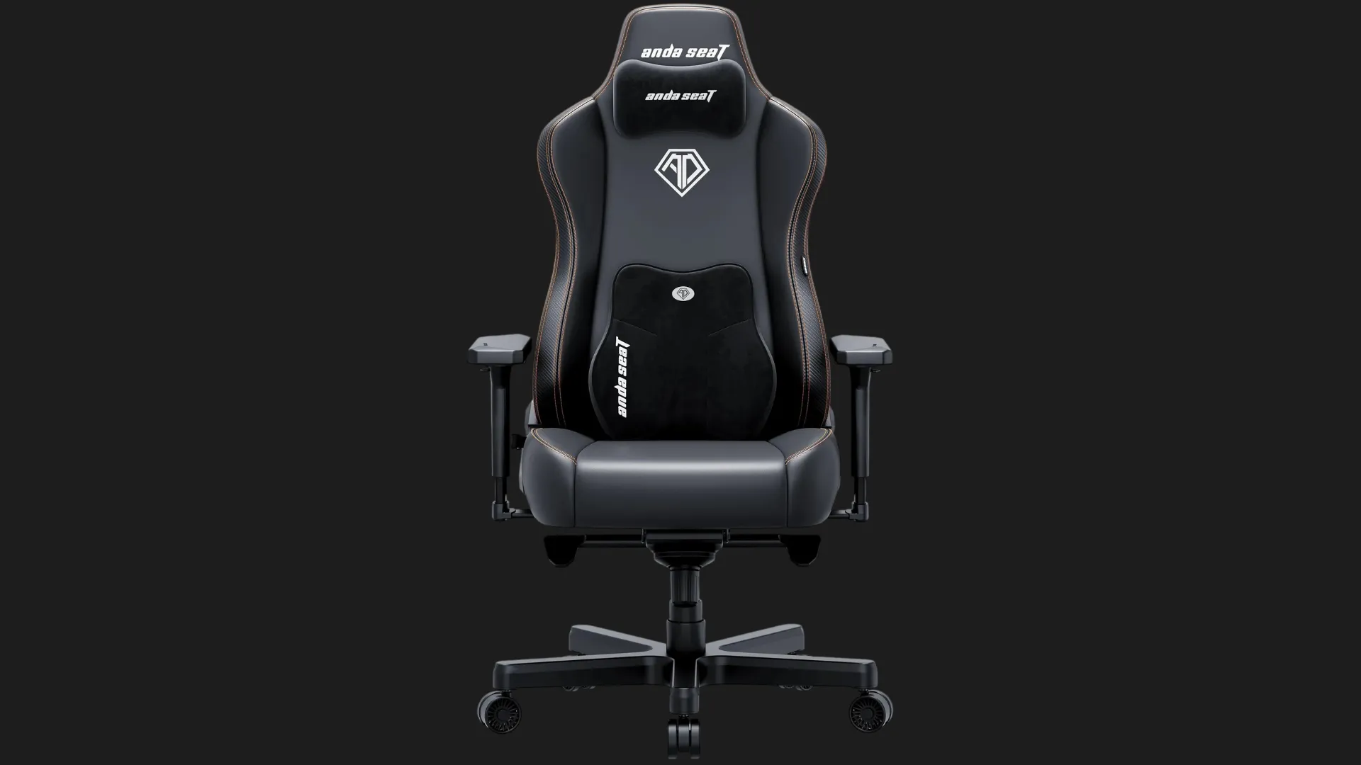 Кресло для геймеров Anda Seat Kaiser 3E Size XL PVC (Black) (UA)
