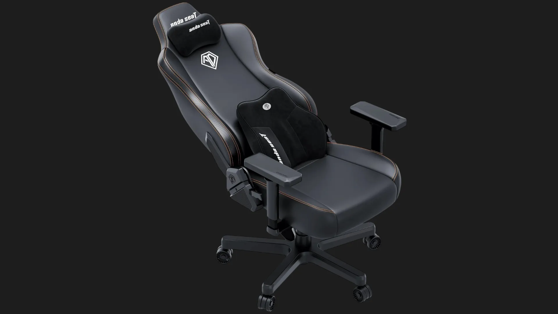 Кресло для геймеров Anda Seat Kaiser 3E Size XL PVC (Black) (UA)