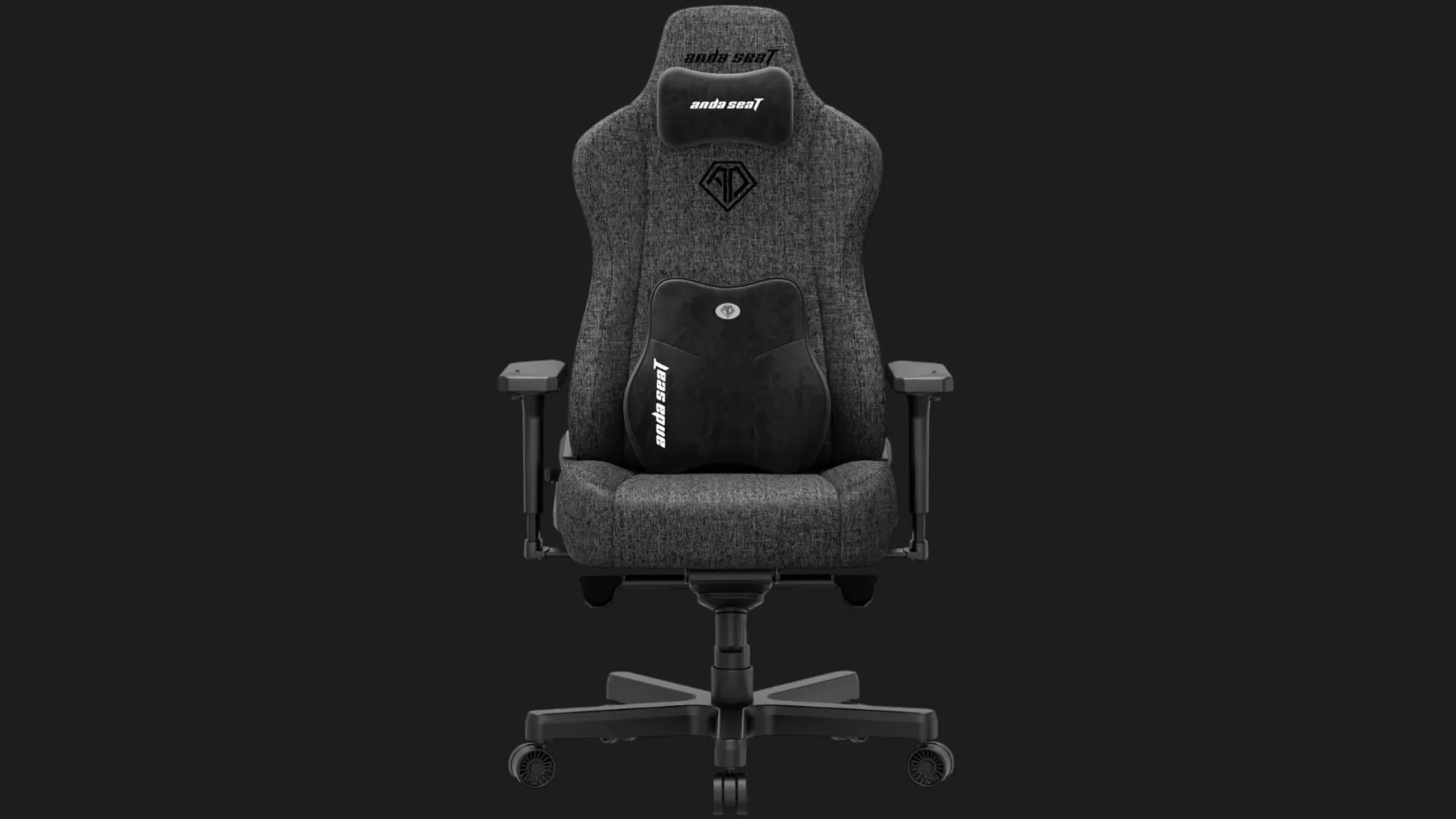 Кресло для геймеров Anda Seat Kaiser 3E Size XL Fabric (Dark Gray) (UA)