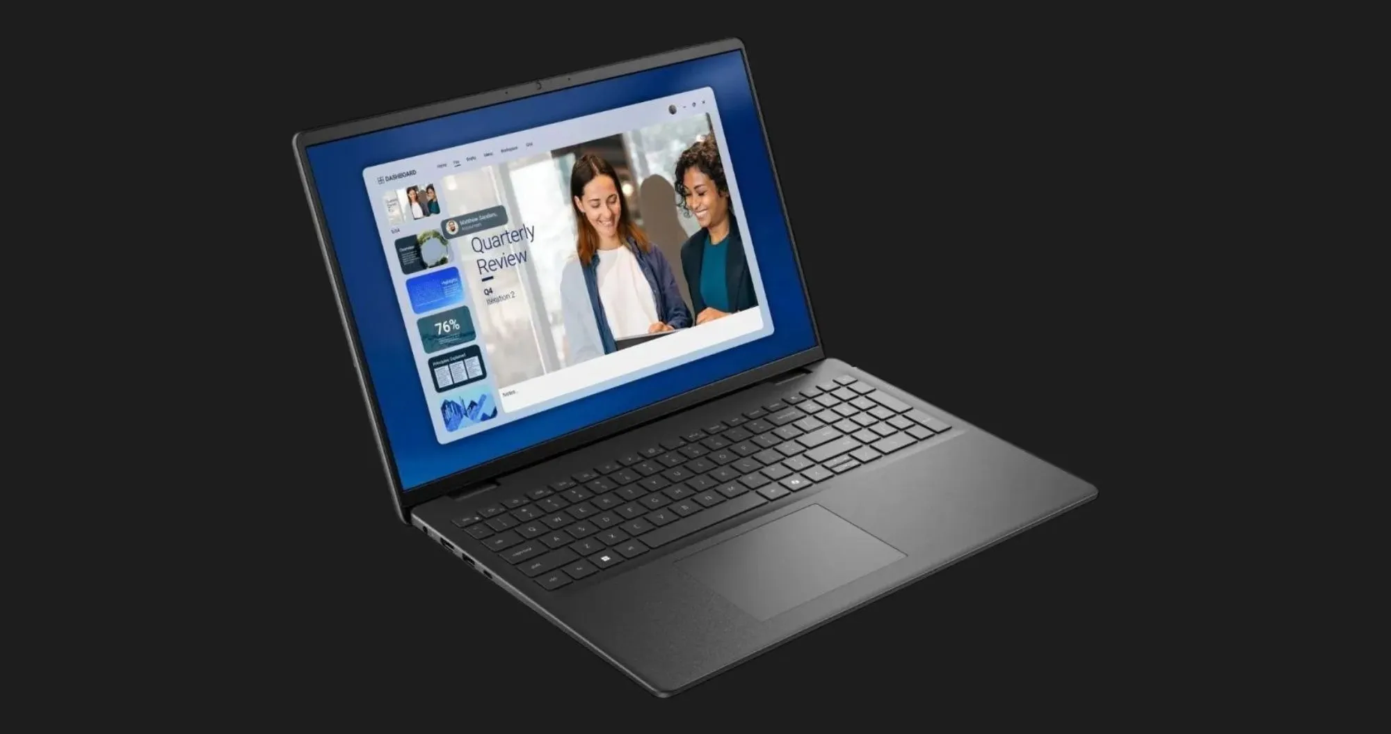Ноутбук Dell 16 Plus DB16255 16" (AMD Ryzen 7/32GB/2TB (SSD)/AMD Radeon 780M) (LDC16255-A087BLK-322) (Standard)
