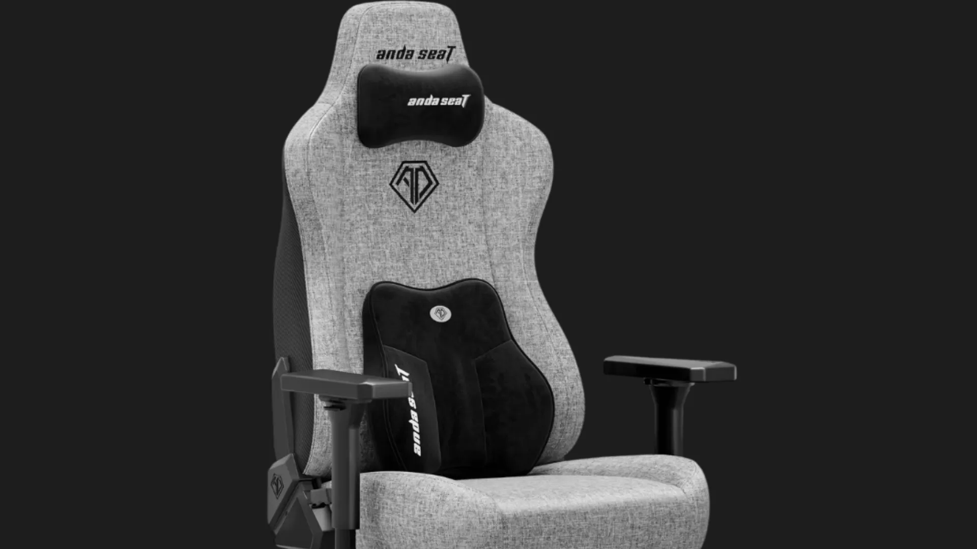 Крісло для геймерів Anda Seat Kaiser 3E Size XL Fabric (Gray) (UA)