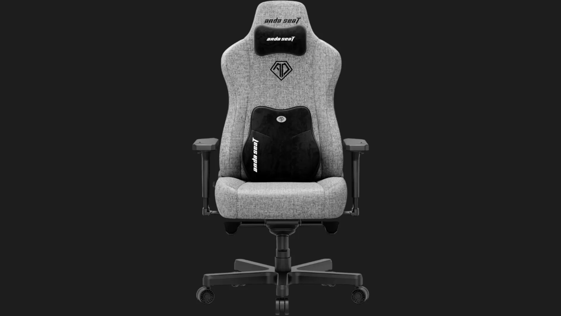 Крісло для геймерів Anda Seat Kaiser 3E Size XL Fabric (Gray) (UA)