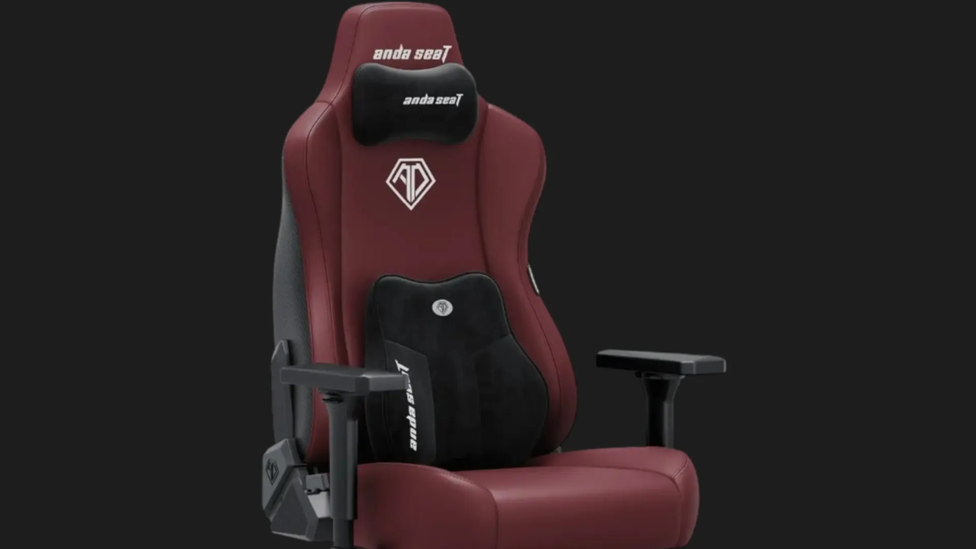 Кресло для геймеров Anda Seat Kaiser 3E Size XL PVC (Maroon) (UA)