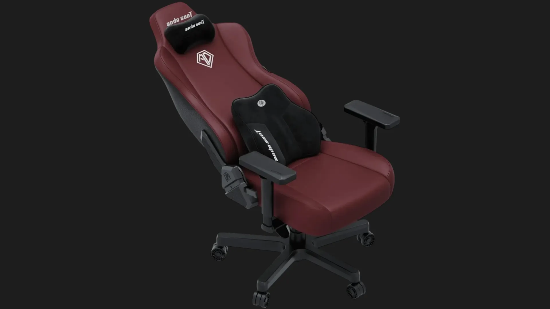 Крісло для геймерів Anda Seat Kaiser 3E Size XL PVC (Maroon) (UA)