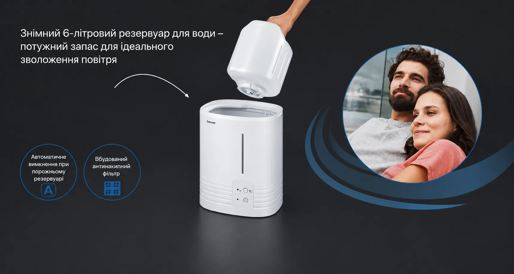 Увлажнитель воздуха Beurer LB 55 (White)