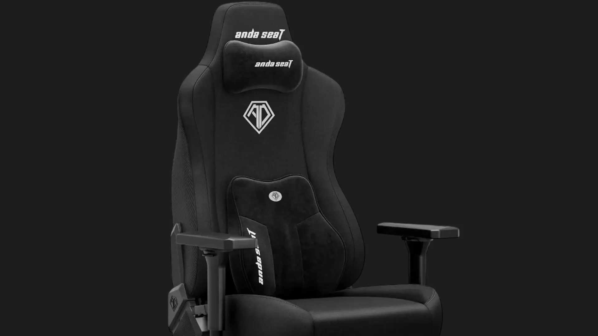 Крісло для геймерів Anda Seat Kaiser 3E Size XL Fabric (Black) (UA)