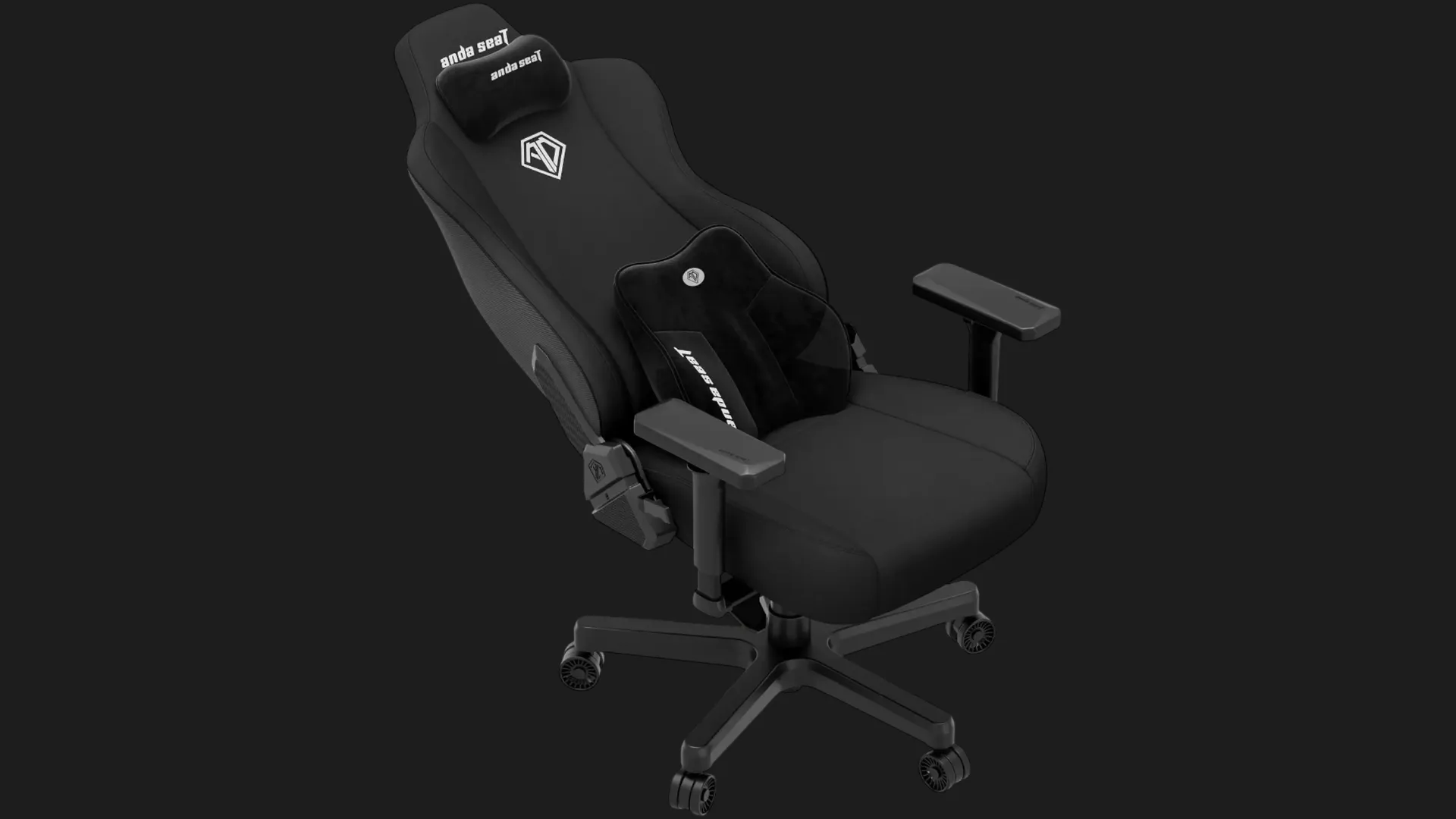 Кресло для геймеров Anda Seat Kaiser 3E Size XL Fabric (Black) (UA)