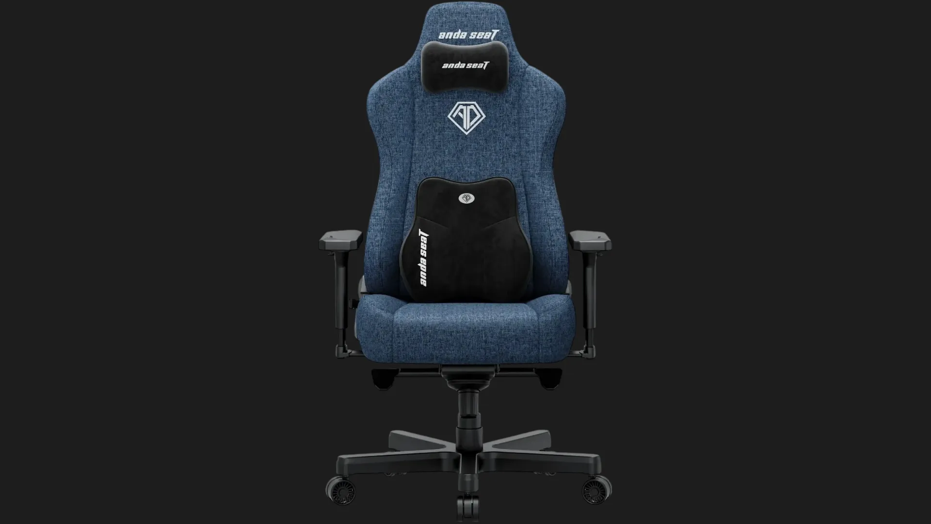 Кресло для геймеров Anda Seat Kaiser 3E Size XL Fabric (Dark Blue) (UA)