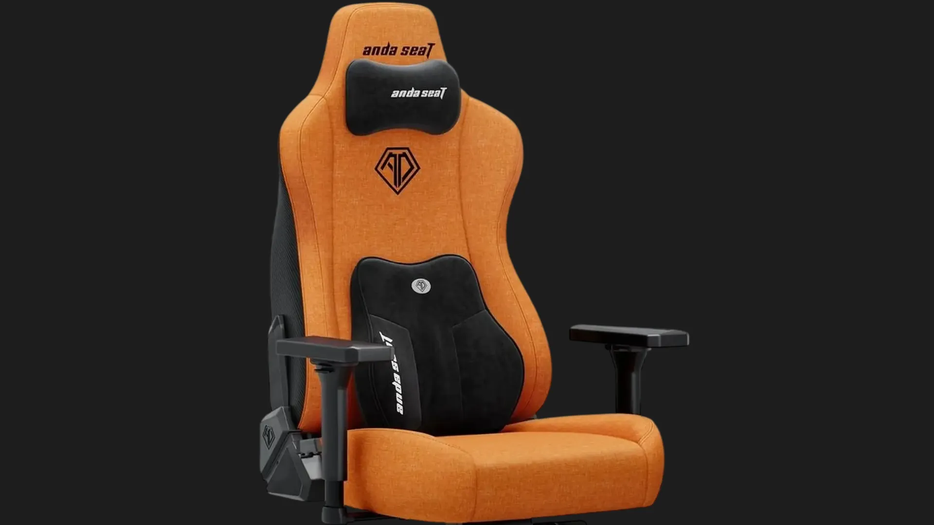 Крісло для геймерів Anda Seat Kaiser 3E Size XL Fabric (Orange) (UA)