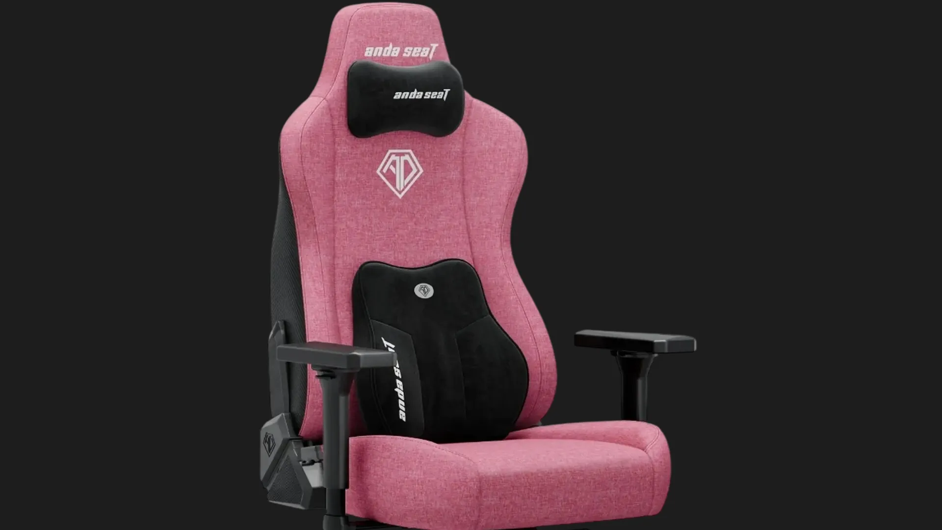 Крісло для геймерів Anda Seat Kaiser 3E Size XL Fabric (Pink) (UA)