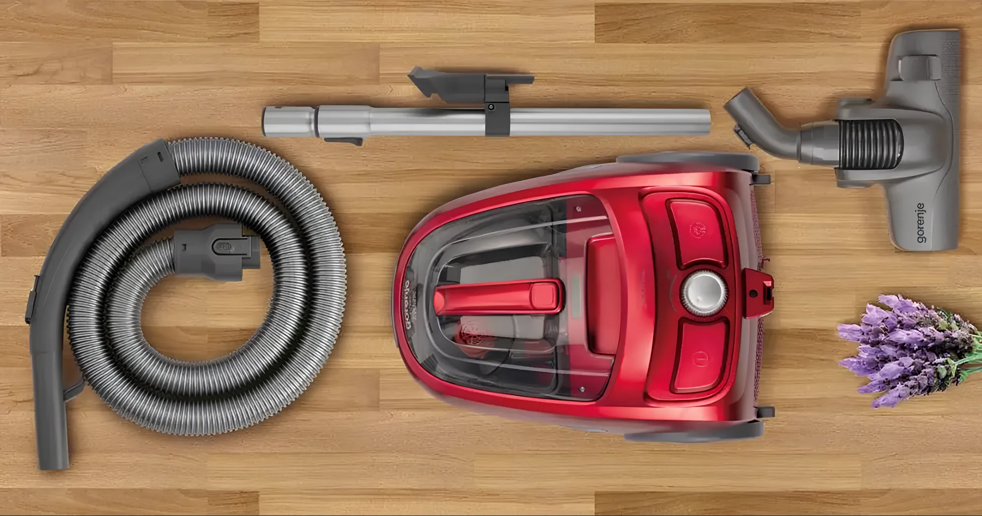 Пилосос безмішковий Gorenje (Red) (VCE03SPRCY)