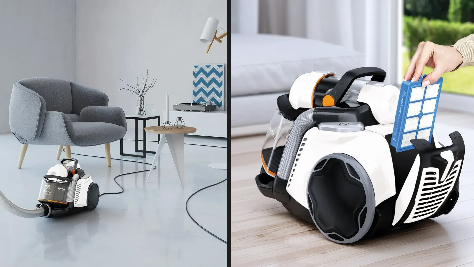 Пилосос безмішковий Electrolux (White) (EUFC8ALRGY)