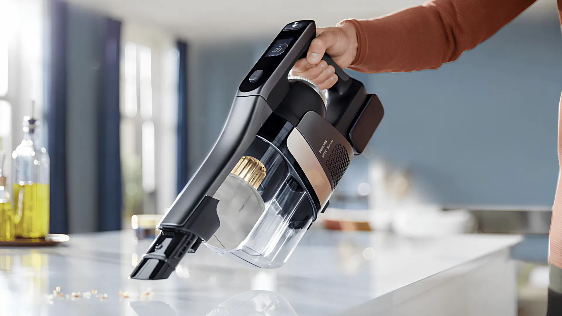 Акумуляторний пилосос Philips AquaTrio XW9463/10 (Black) (XW9463/10)