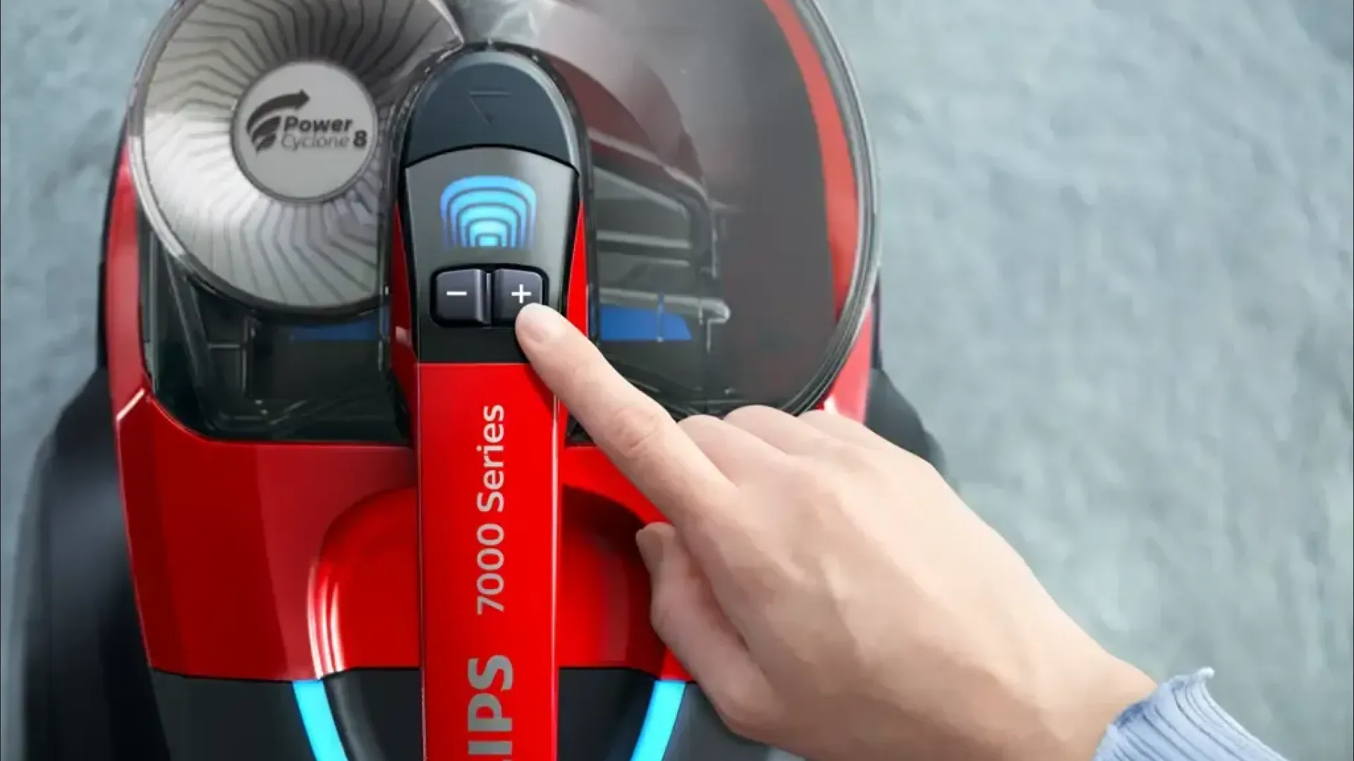 Пилосос безмішковий Philips (Gray/Red) (FC9729/09)
