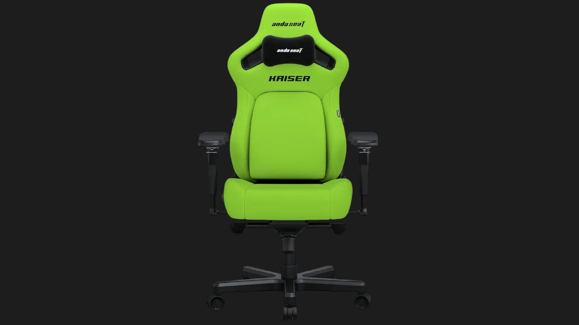Кресло для геймеров Anda Seat Kaiser 4 PVC Size XL (Bright Green) (UA)