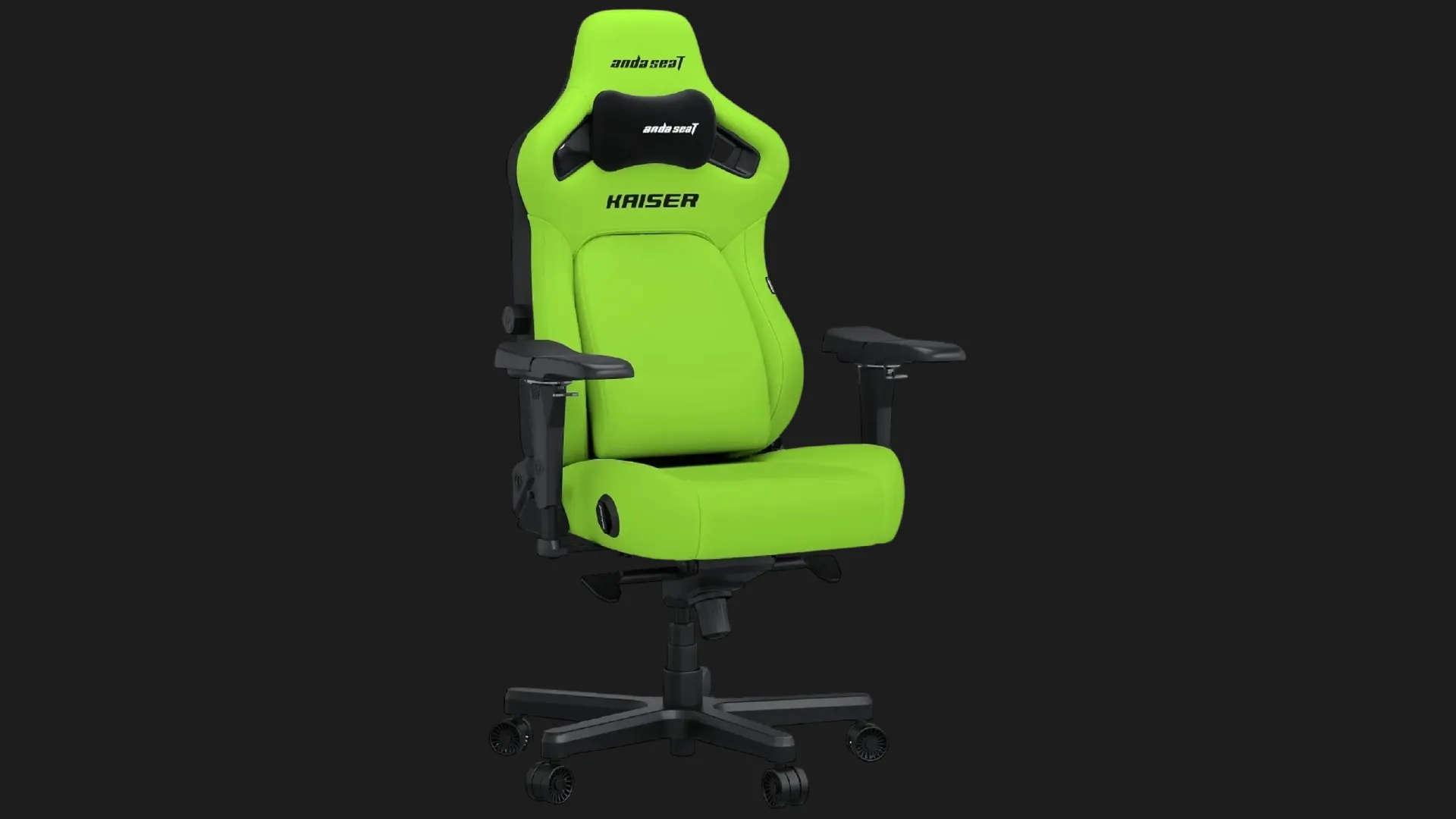 Кресло для геймеров Anda Seat Kaiser 4 PVC Size XL (Bright Green) (UA)