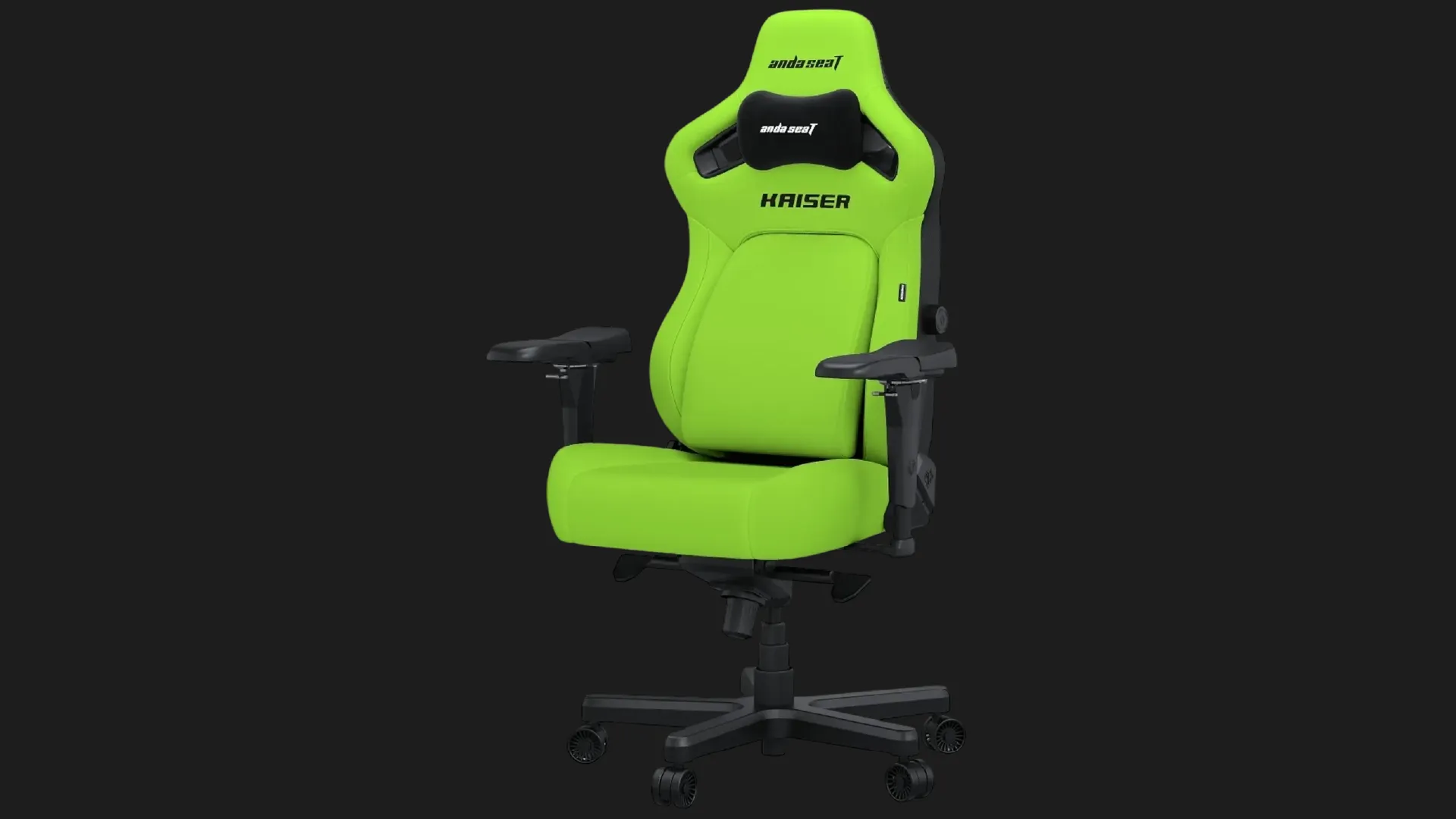Кресло для геймеров Anda Seat Kaiser 4 PVC Size XL (Bright Green) (UA)