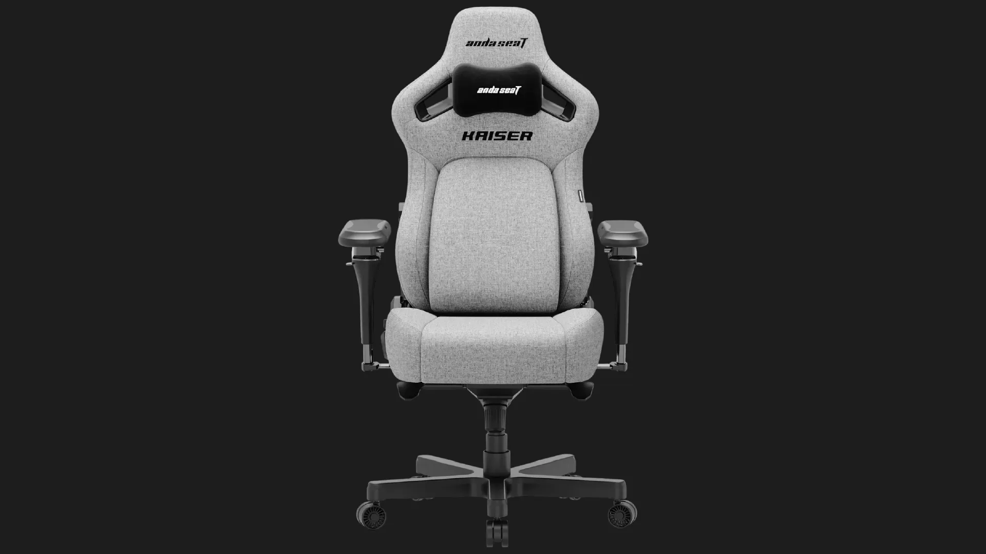Крісло для геймерів Anda Seat Kaiser 4 V2 Fabric Size XL (Ash Gray) (UA)