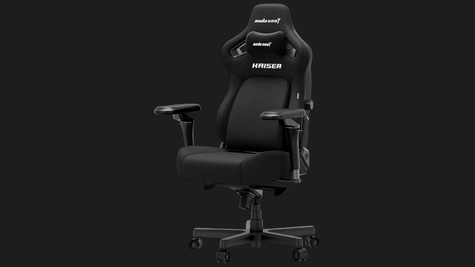 Крісло для геймерів Anda Seat Kaiser 4 V2 Fabric Size XL (Black) (UA)