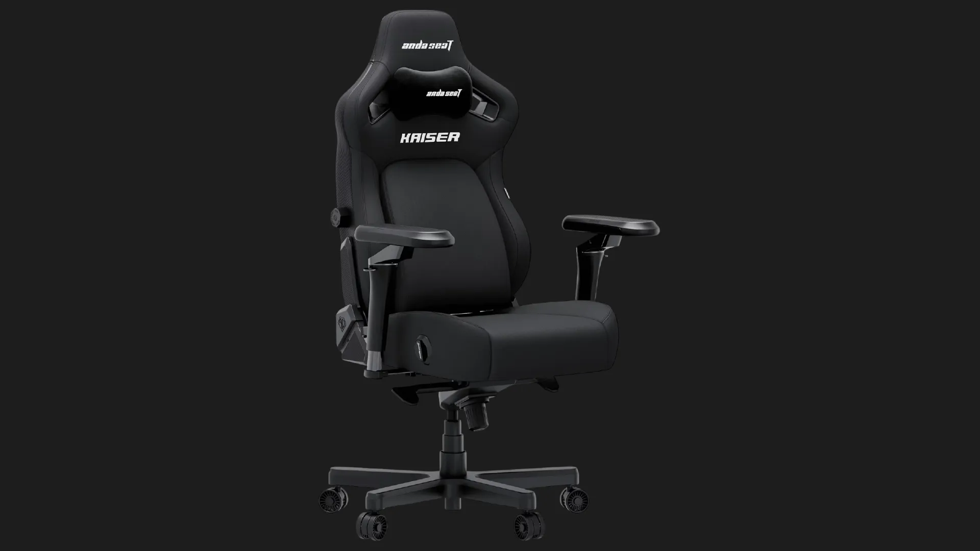 Кресло для геймеров Anda Seat Kaiser 4 V2 Fabric Size XL (Black) (UA)