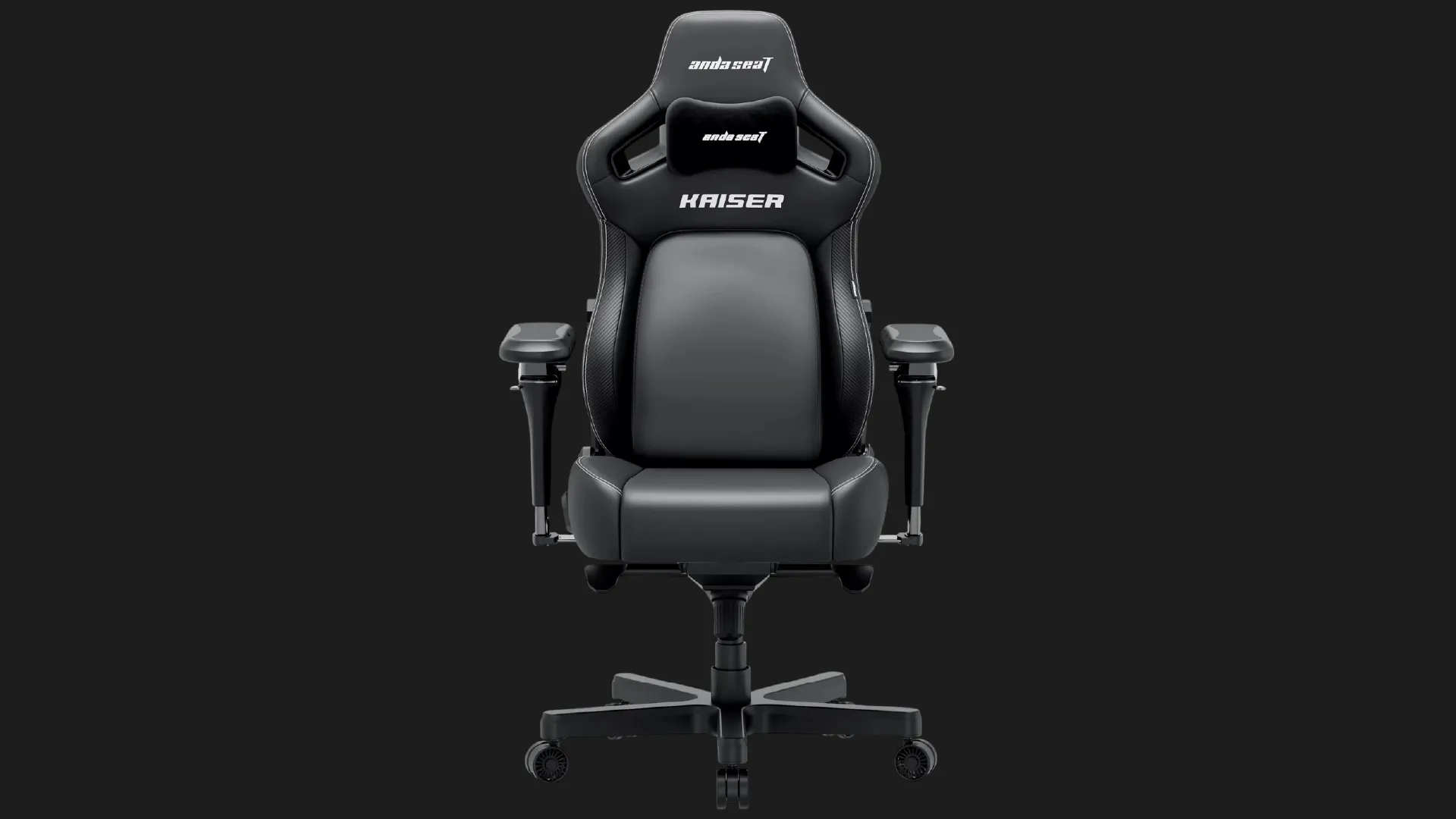 Кресло для геймеров Anda Seat Kaiser 4 V2 PVC Size XL (Black) (UA)