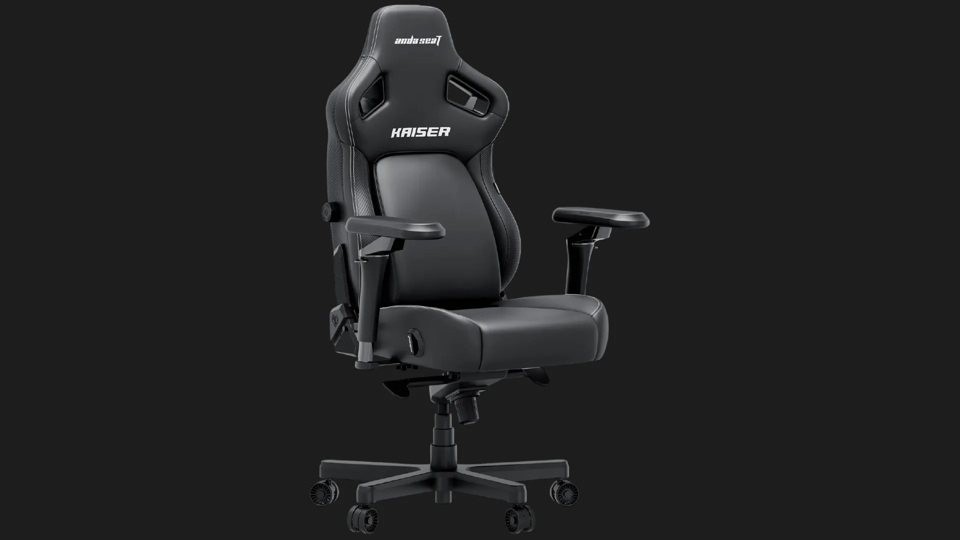 Кресло для геймеров Anda Seat Kaiser 4 V2 PVC Size XL (Black) (UA)