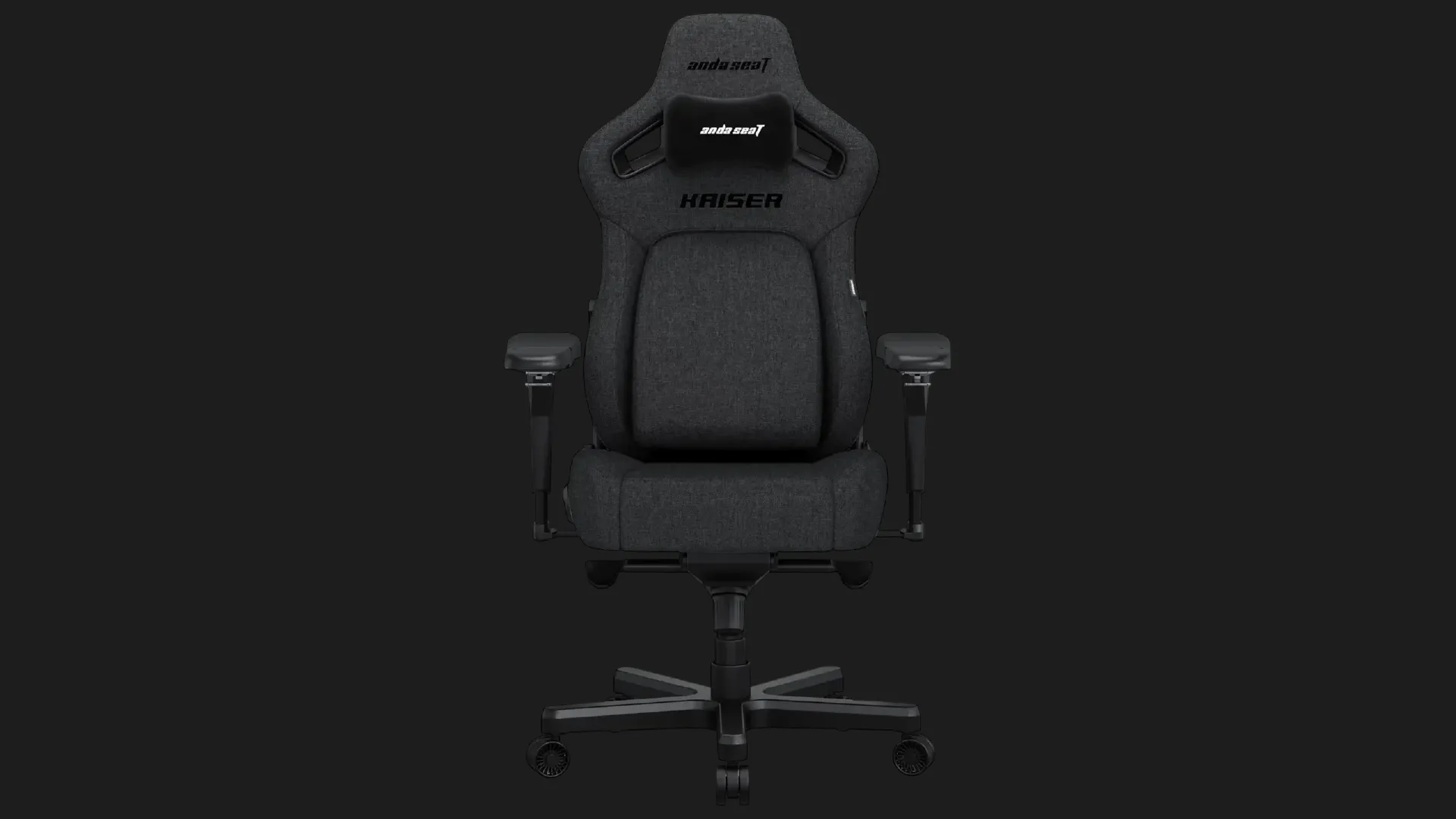 Кресло для геймеров Anda Seat Kaiser 4 V2 Fabric Size XL (Dark Gray) (UA)