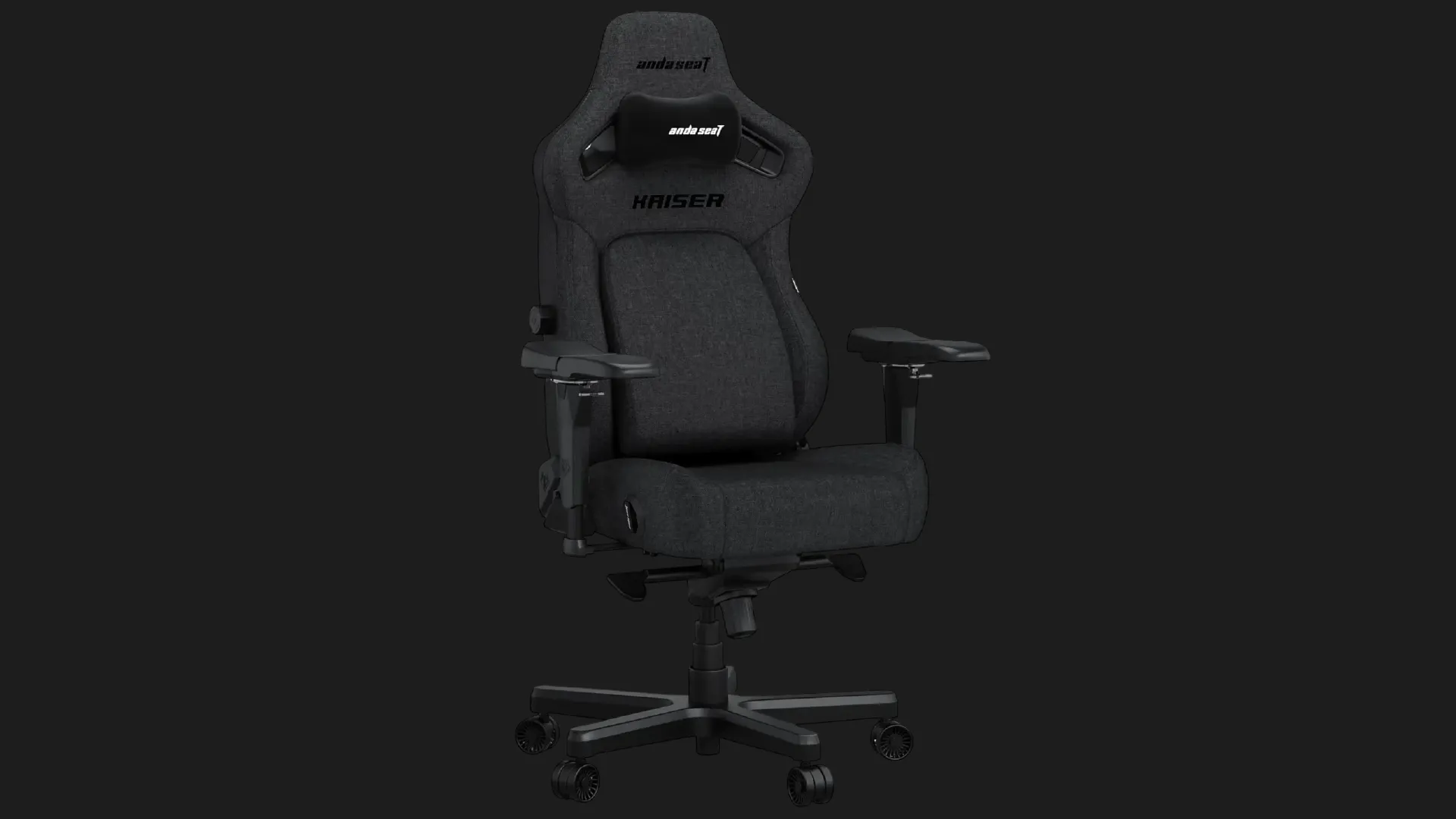 Крісло для геймерів Anda Seat Kaiser 4 V2 Fabric Size XL (Dark Gray) (UA)