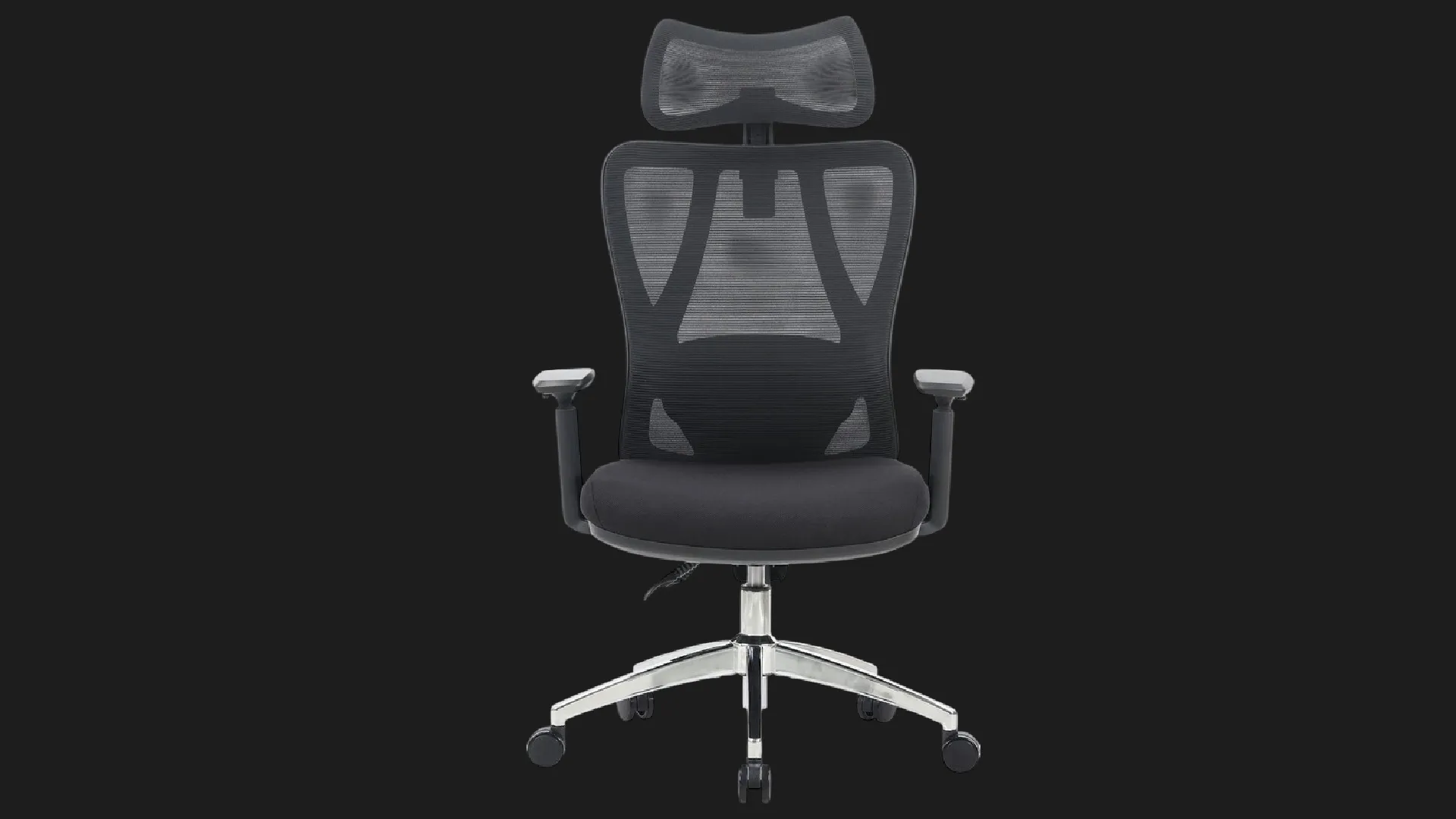 Крісло офісне ергономічне OfficePro Aero OC490B (Black) (UA)