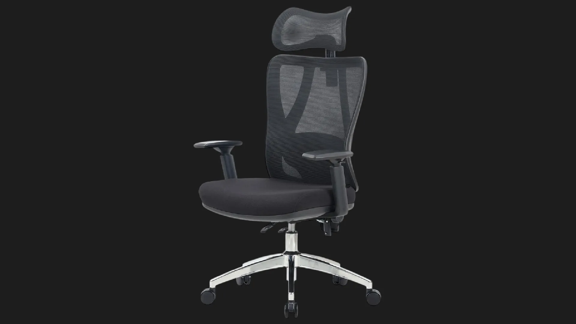 Крісло офісне ергономічне OfficePro Aero OC490B (Black) (UA)