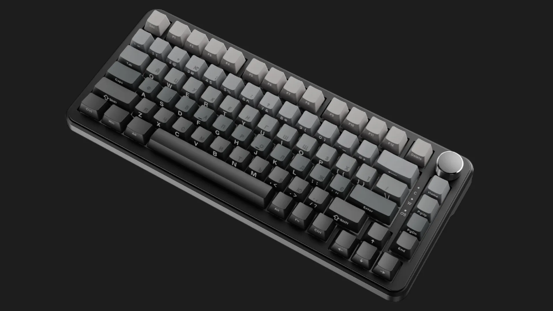 Клавіатура Ajazz AK820 Max Magnetic Switch RGB Gradient Black (AK820MAX-M-S-GG) (Black) (UA)