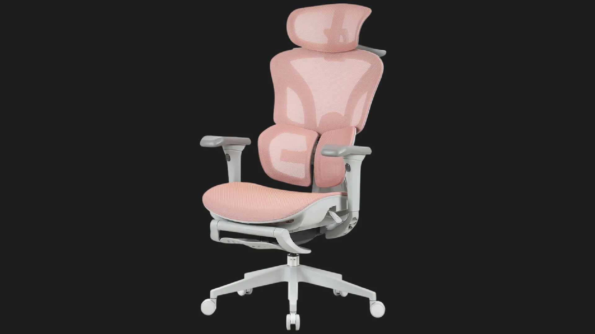 Крісло офісне OfficePro Elite OC950GLP (Gray/Light Pink) (UA)