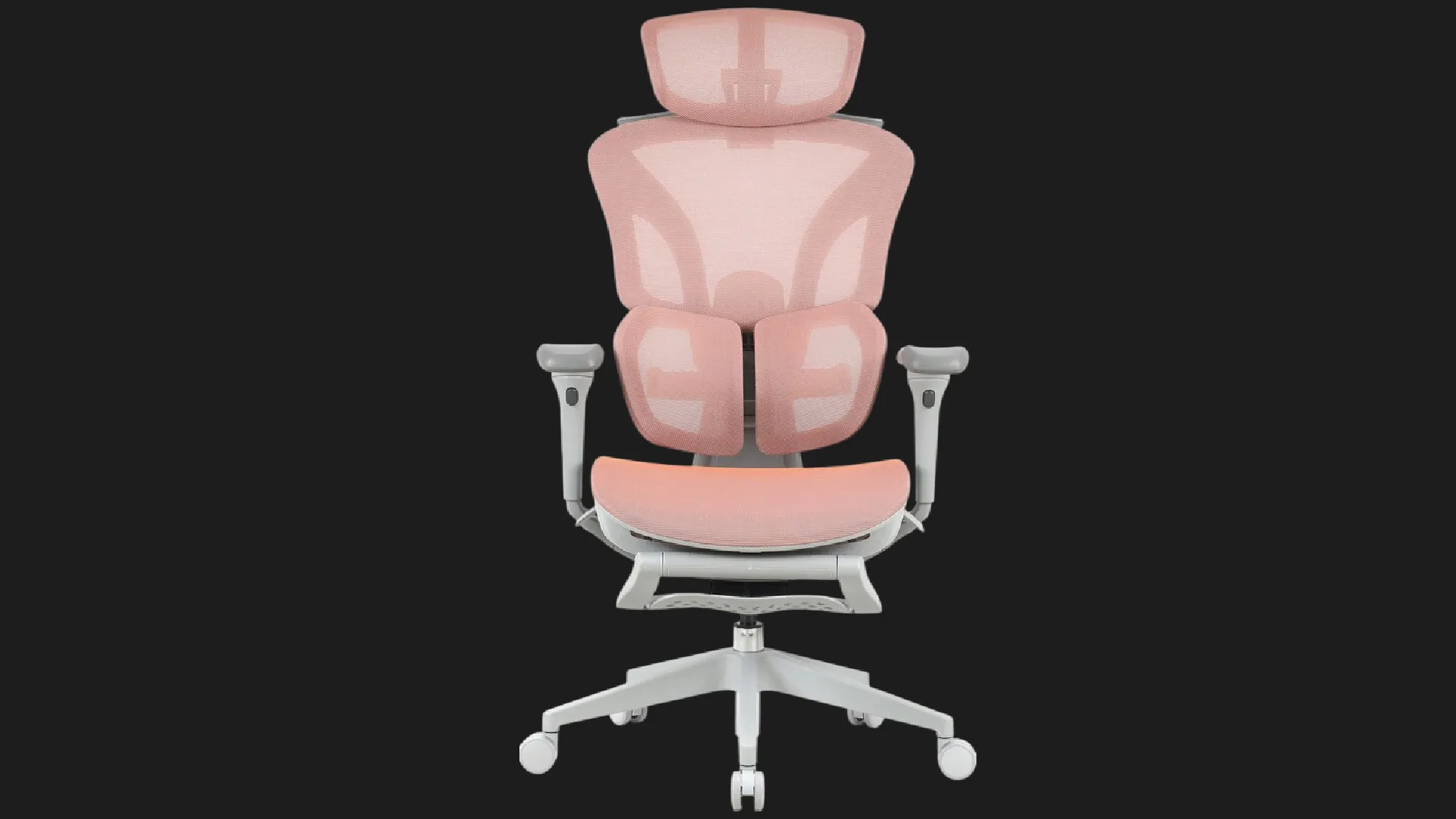Кресло офисное OfficePro Elite OC950GLP (Gray/Light Pink) (UA)