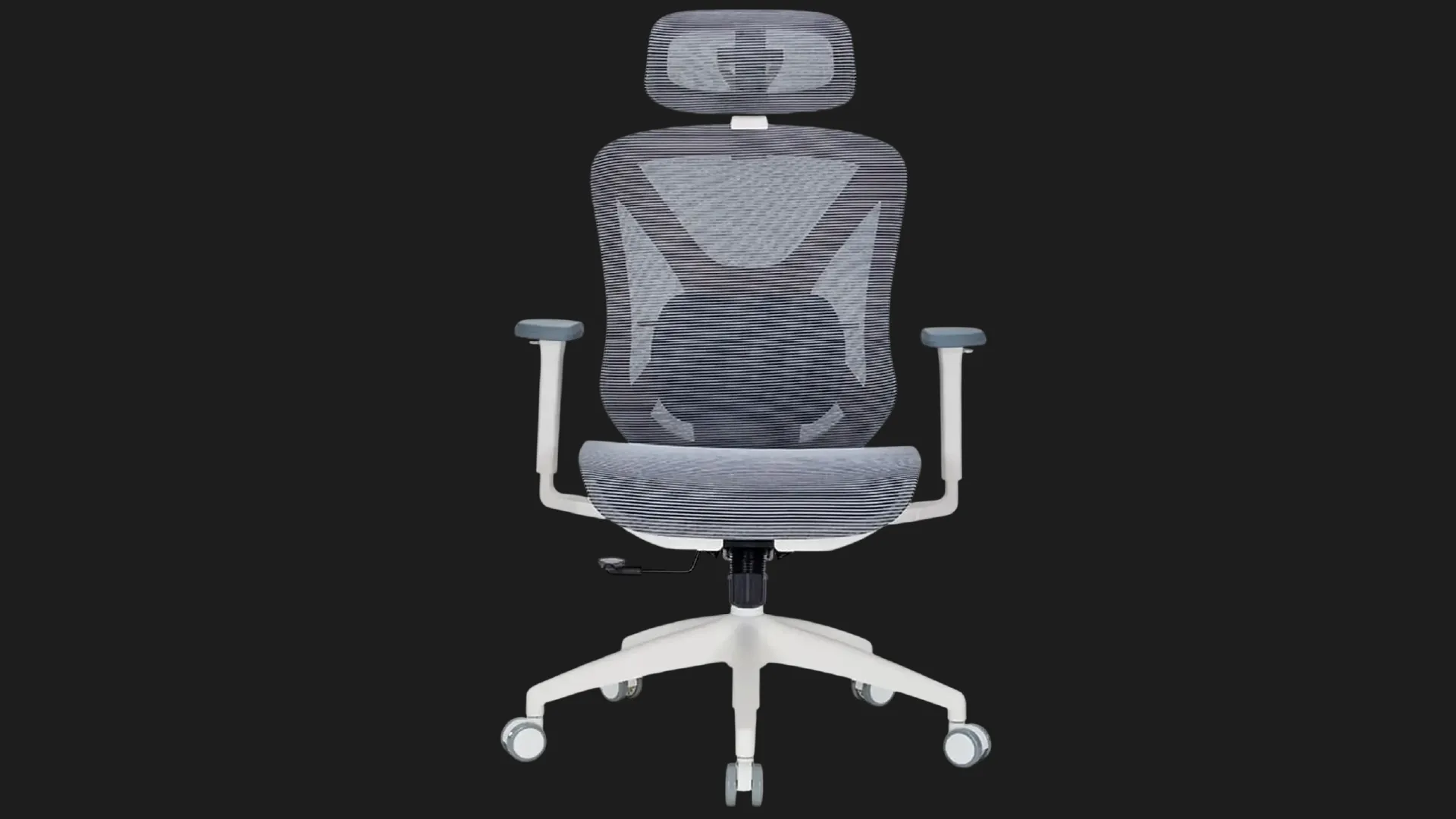 Крісло офісне OfficePro Atlas OC630-W-DG-DG (White/Dark Gray) (UA)