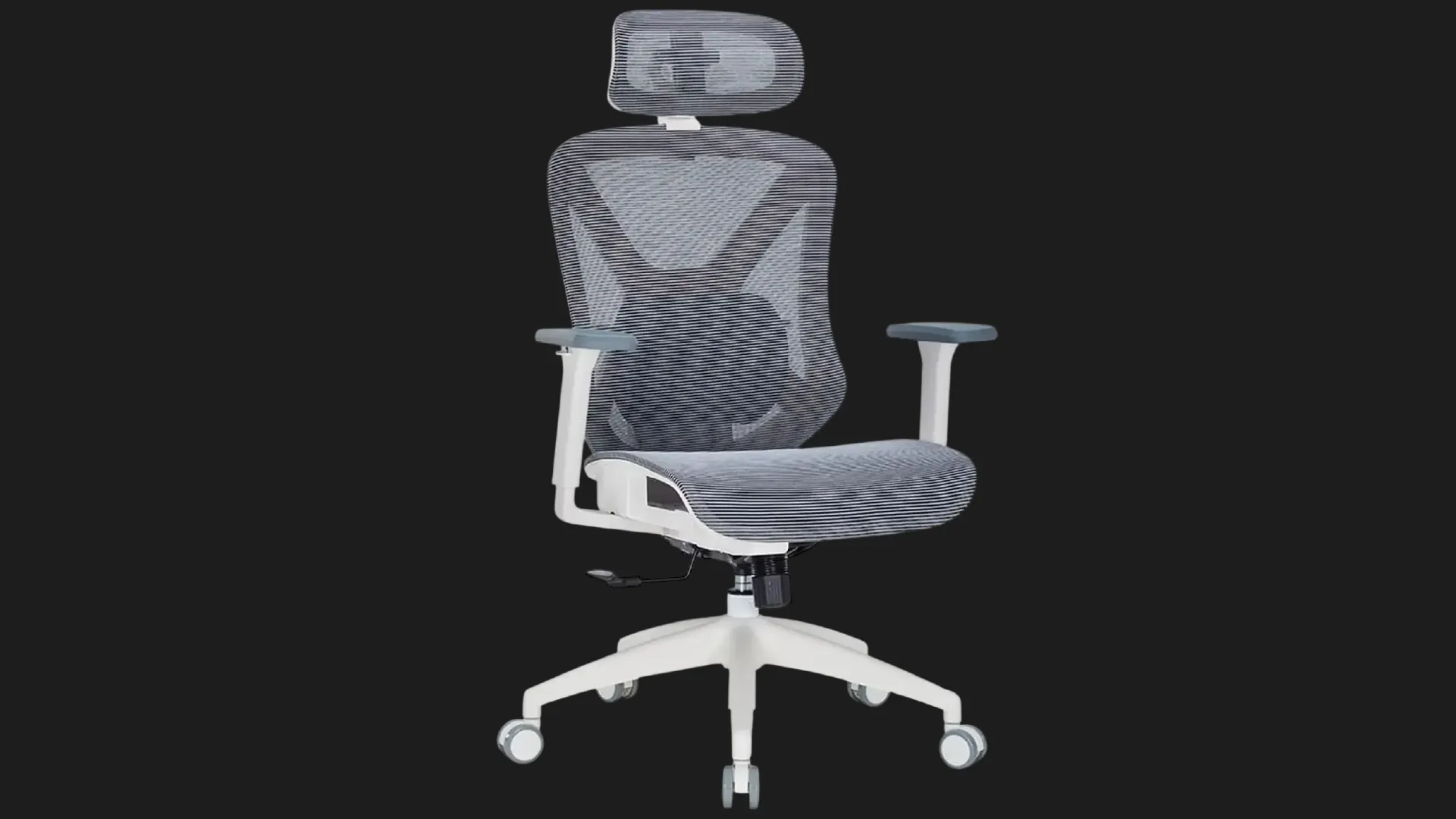Крісло офісне OfficePro Atlas OC630-W-DG-DG (White/Dark Gray) (UA)