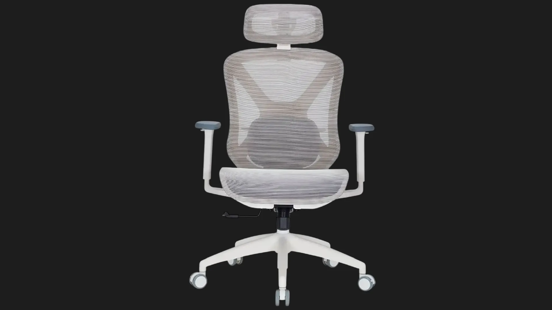 Крісло офісне OfficePro Atlas OC630-W-LG-LG (White/Light Gray) (UA)