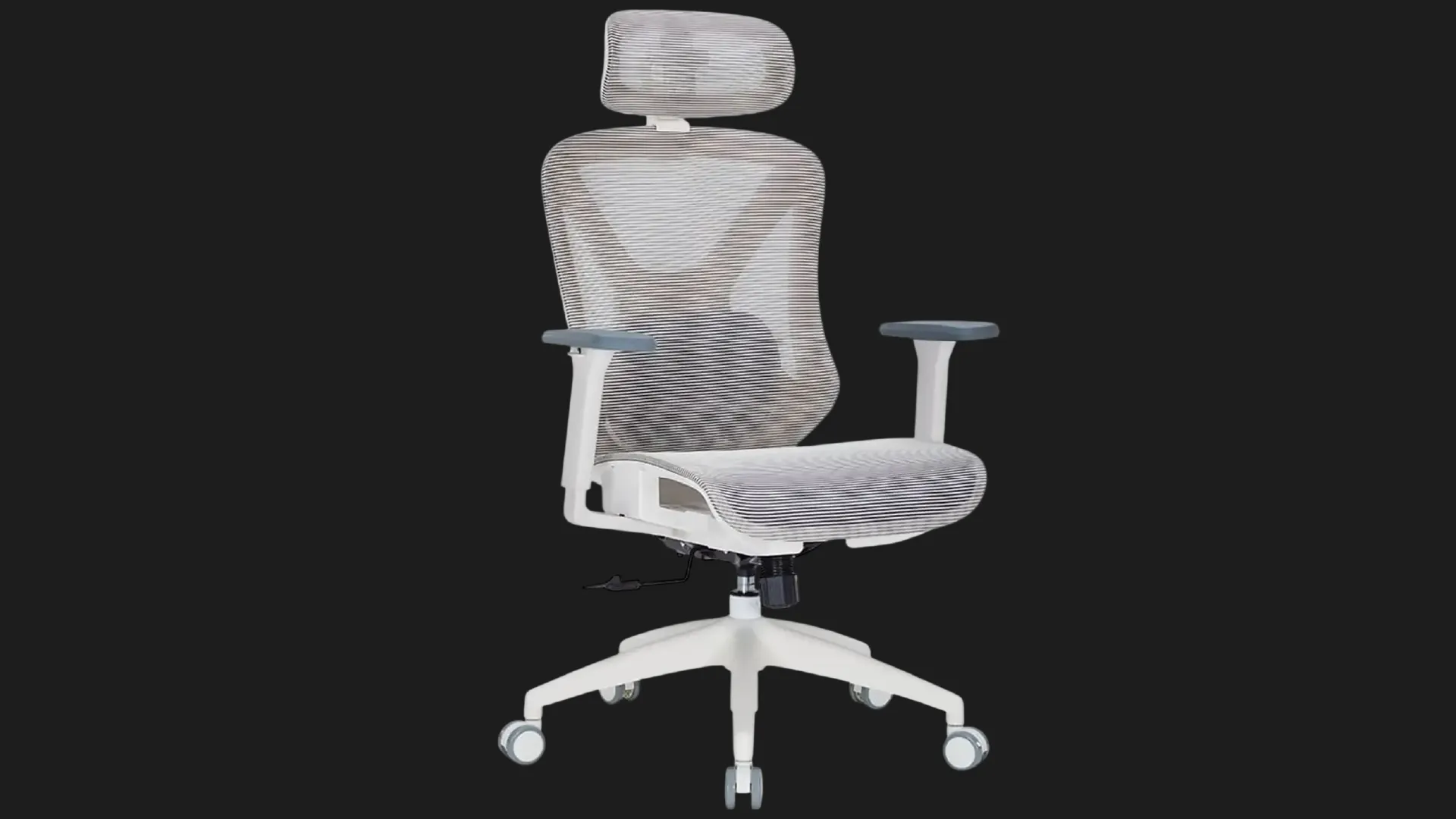 Крісло офісне OfficePro Atlas OC630-W-LG-LG (White/Light Gray) (UA)