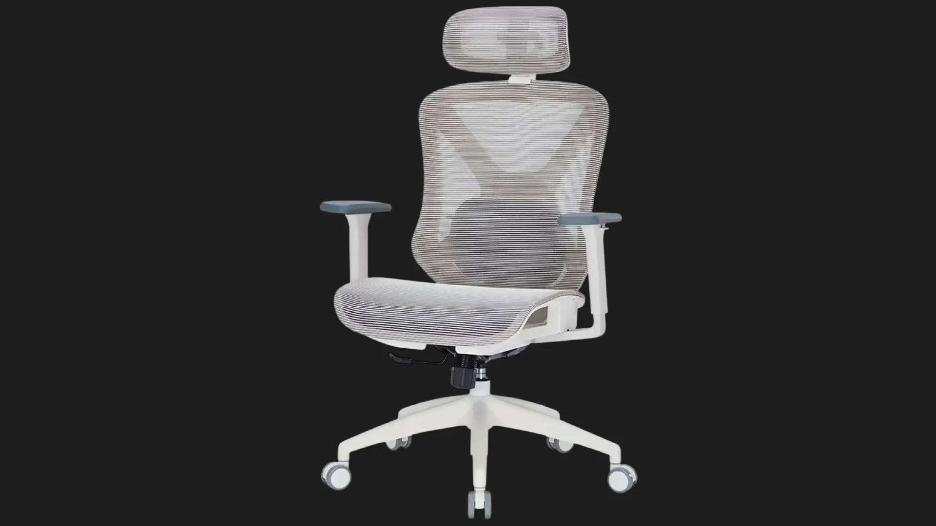 Крісло офісне OfficePro Atlas OC630-W-LG-LG (White/Light Gray) (UA)