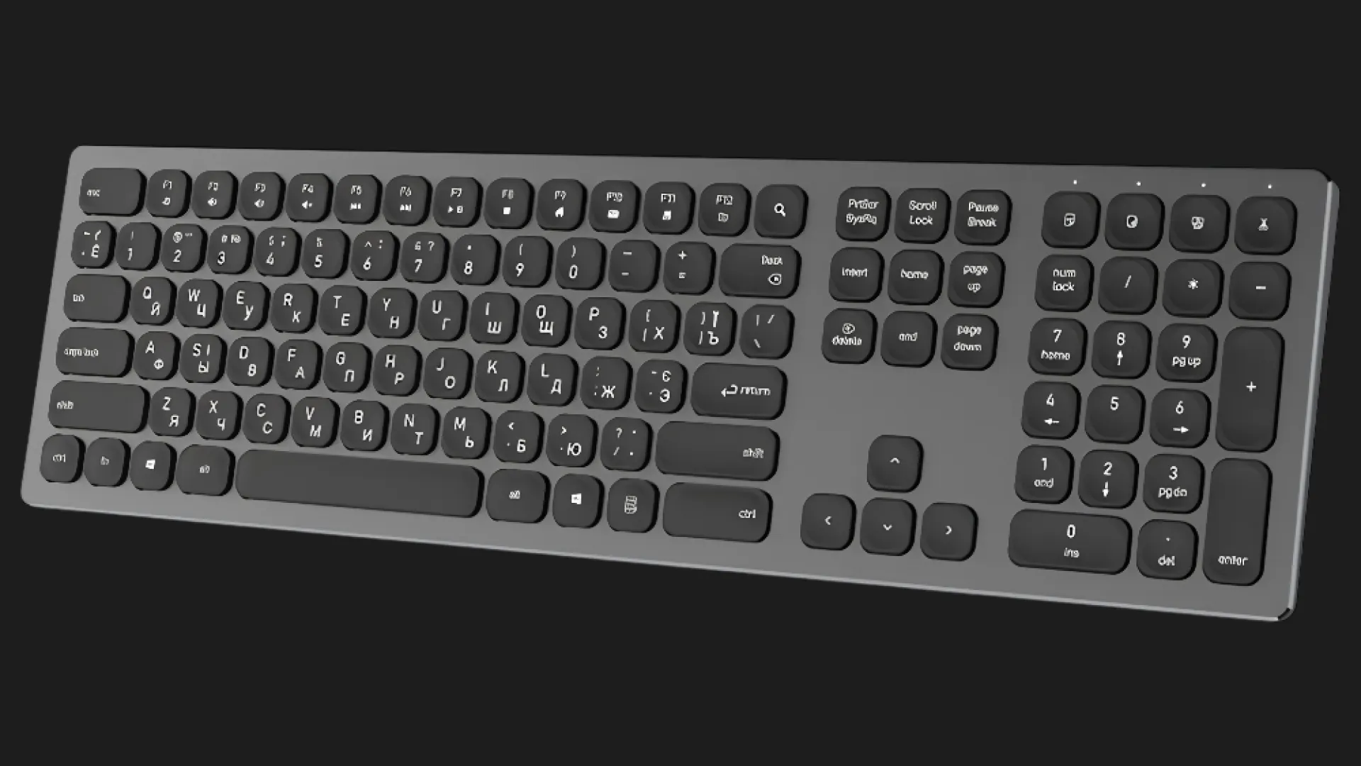 Клавиатура OfficePro SK1550 Wireless (Black) (SK1550B) (UA)