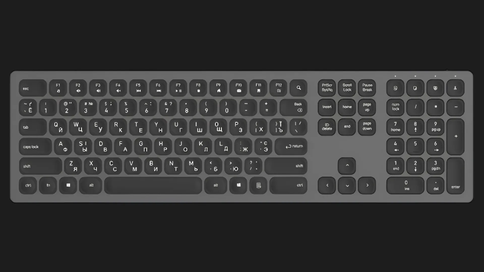Клавиатура OfficePro SK1550 Wireless (Black) (SK1550B) (UA)