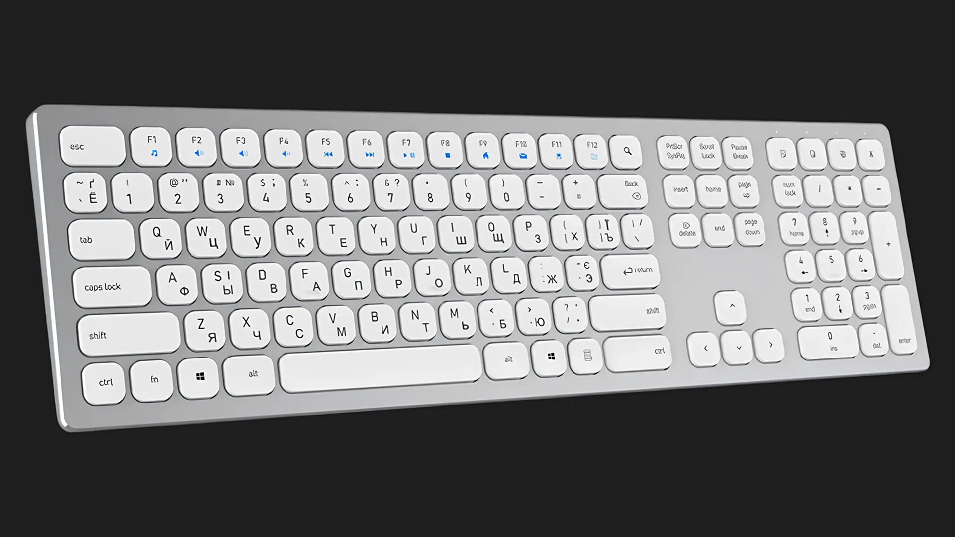 Клавіатура OfficePro SK1550W (White) (SK1550W) (UA)