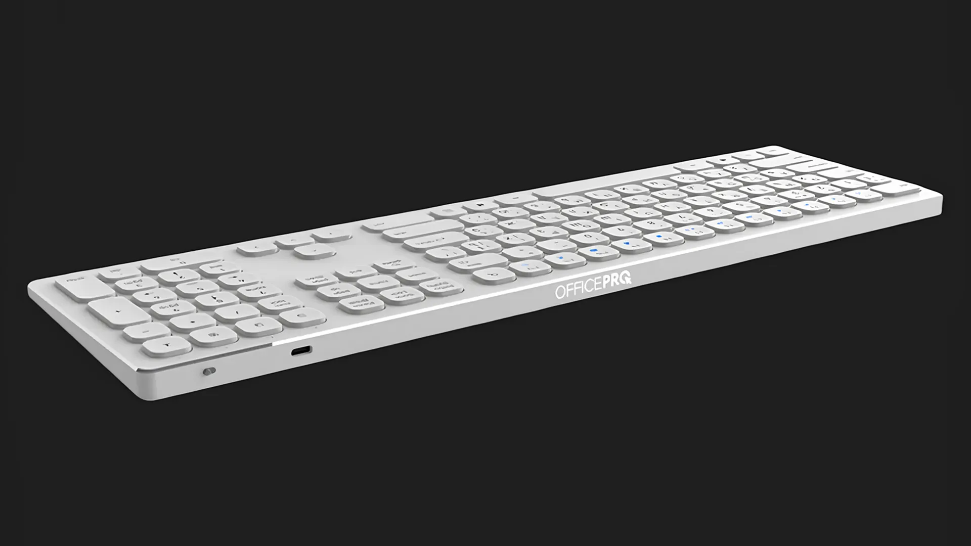 Клавіатура OfficePro SK1550W (White) (SK1550W) (UA)