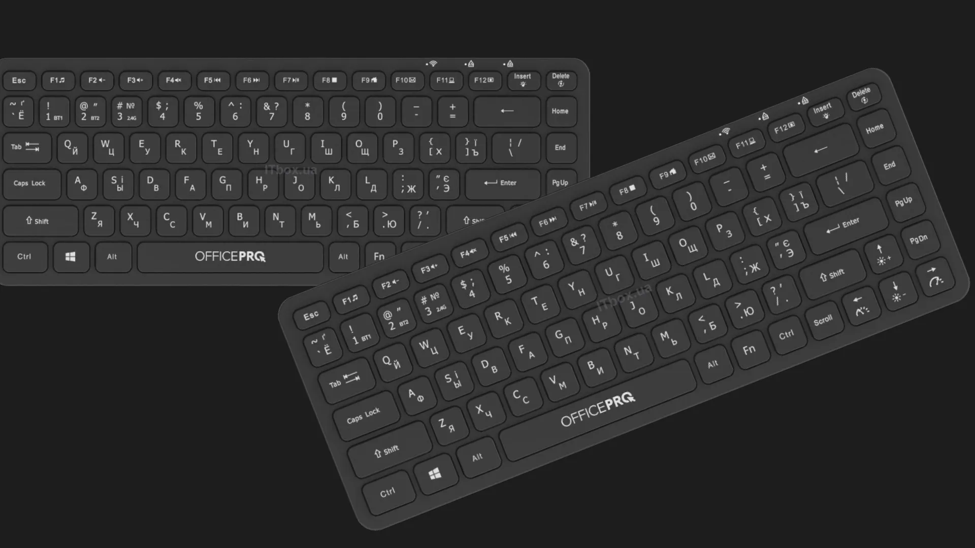 Клавиатура OfficePro SK790B Wireless/Bluetooth (Black) (SK790B) (UA)