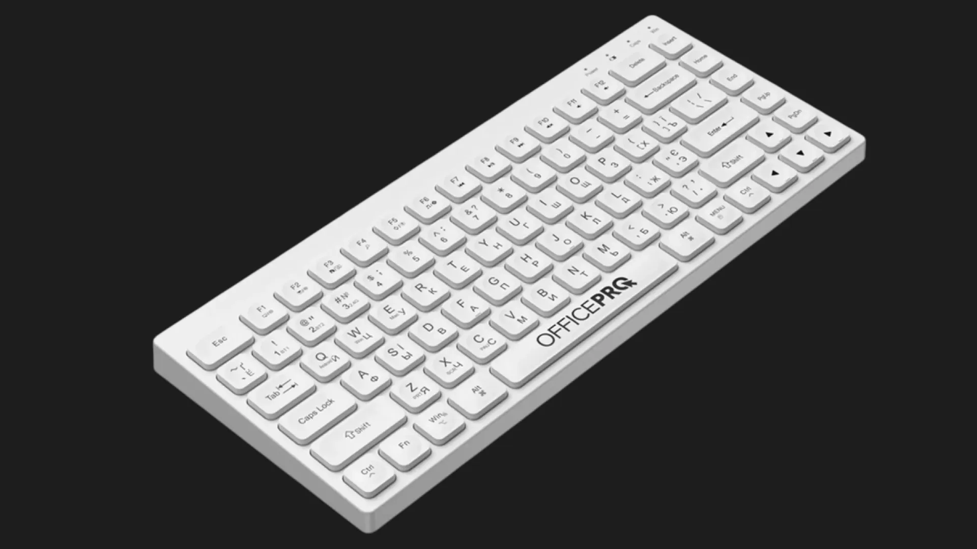 Клавиатура OfficePro SK955W Wireless/Bluetooth (White) (SK955W) (UA)