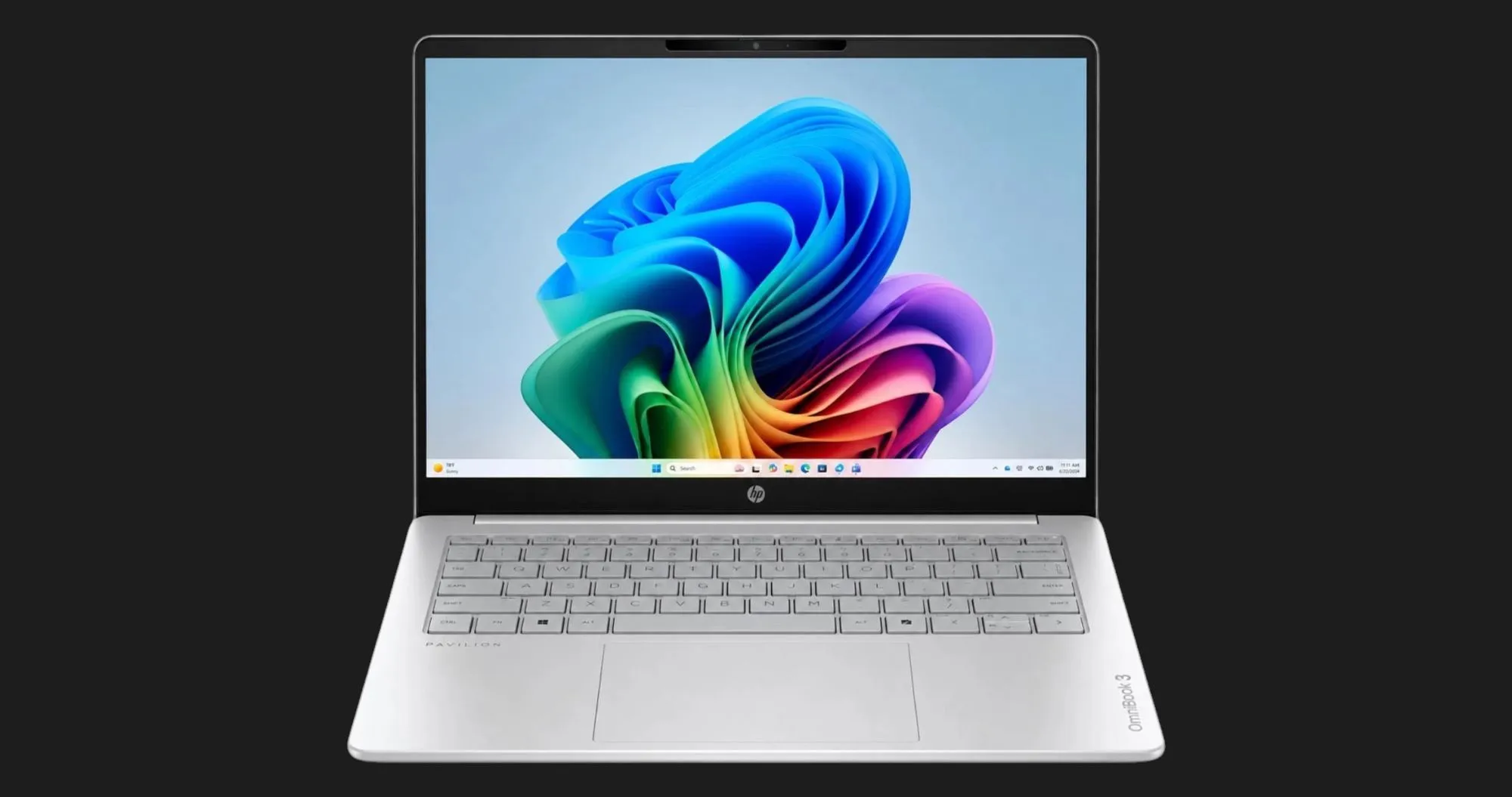 Ноутбук HP Omnibook 3 14-hz0005dx 14" (Qualcomm Snapdragon X/16GB/512GB (SSD)/Qualcomm Adreno) (D0VR2UA) (Standard)