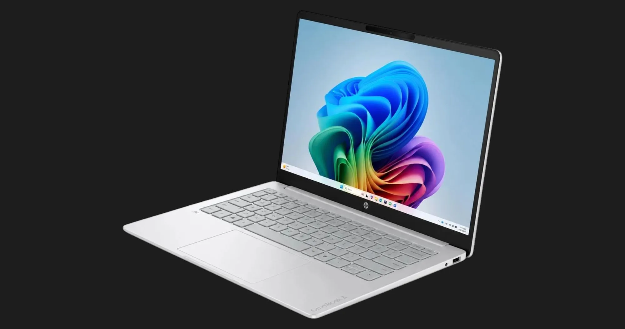 Ноутбук HP Omnibook 3 14-hz0005dx 14" (Qualcomm Snapdragon X/16GB/512GB (SSD)/Qualcomm Adreno) (D0VR2UA) (Standard)