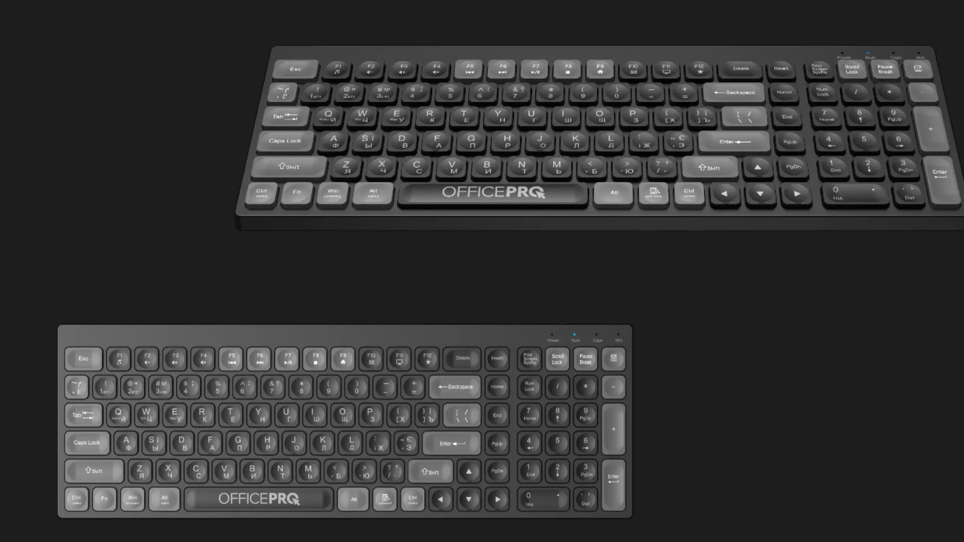 Клавиатура OfficePro SK985B (Black) (SK985B) (UA)