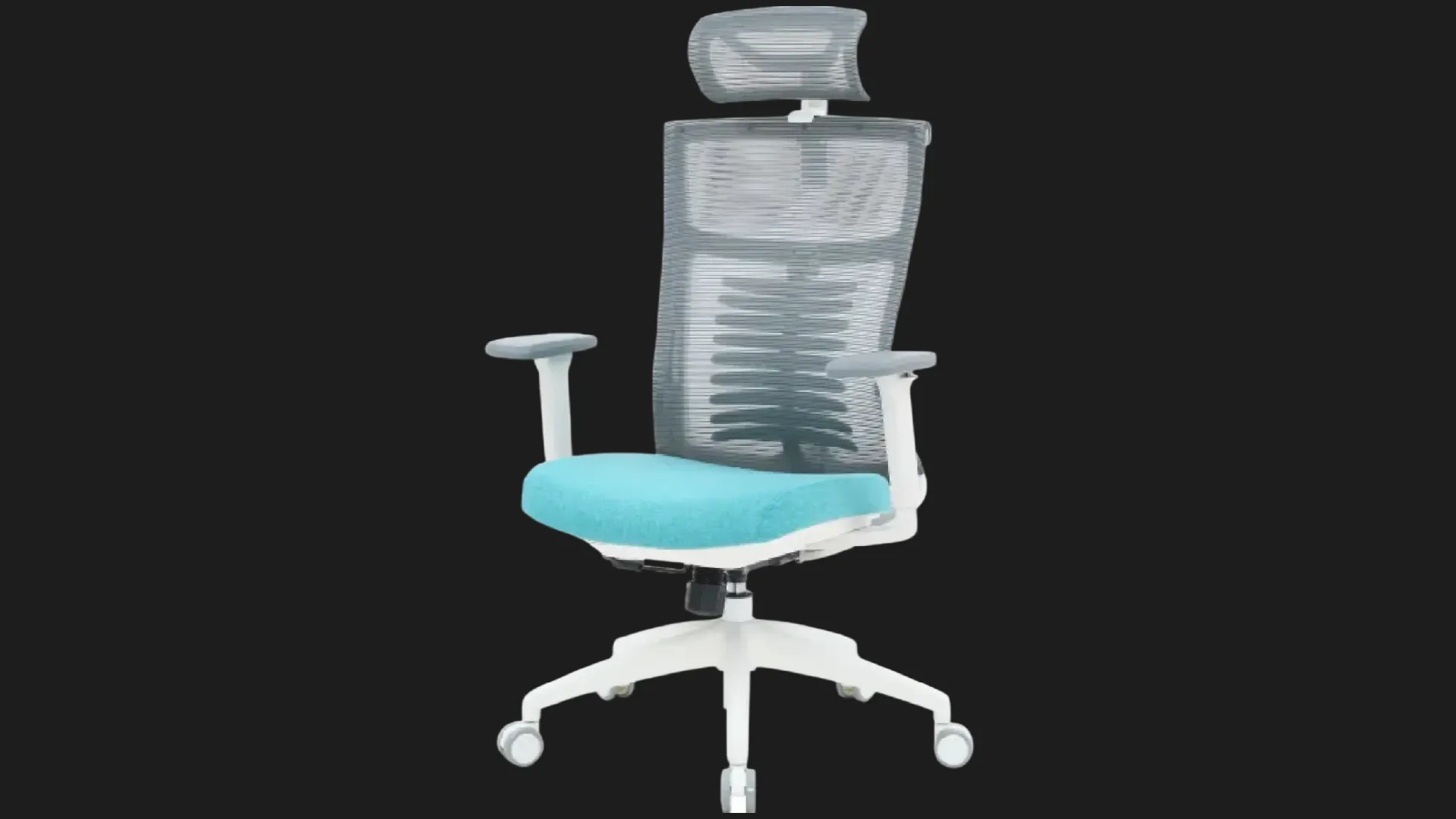 Крісло офісне Officepro Balance OC550-W-DG-BL (White/Dark Gray/Blue) (UA)