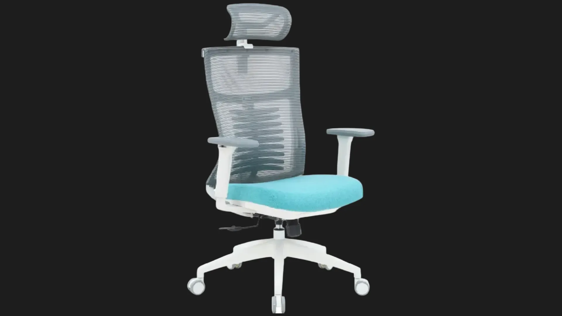 Крісло офісне Officepro Balance OC550-W-DG-BL (White/Dark Gray/Blue) (UA)